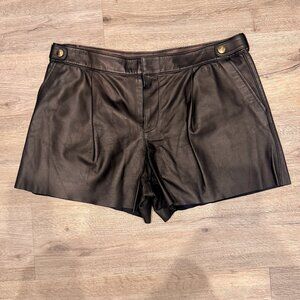 Coach Leather shorts sz 12